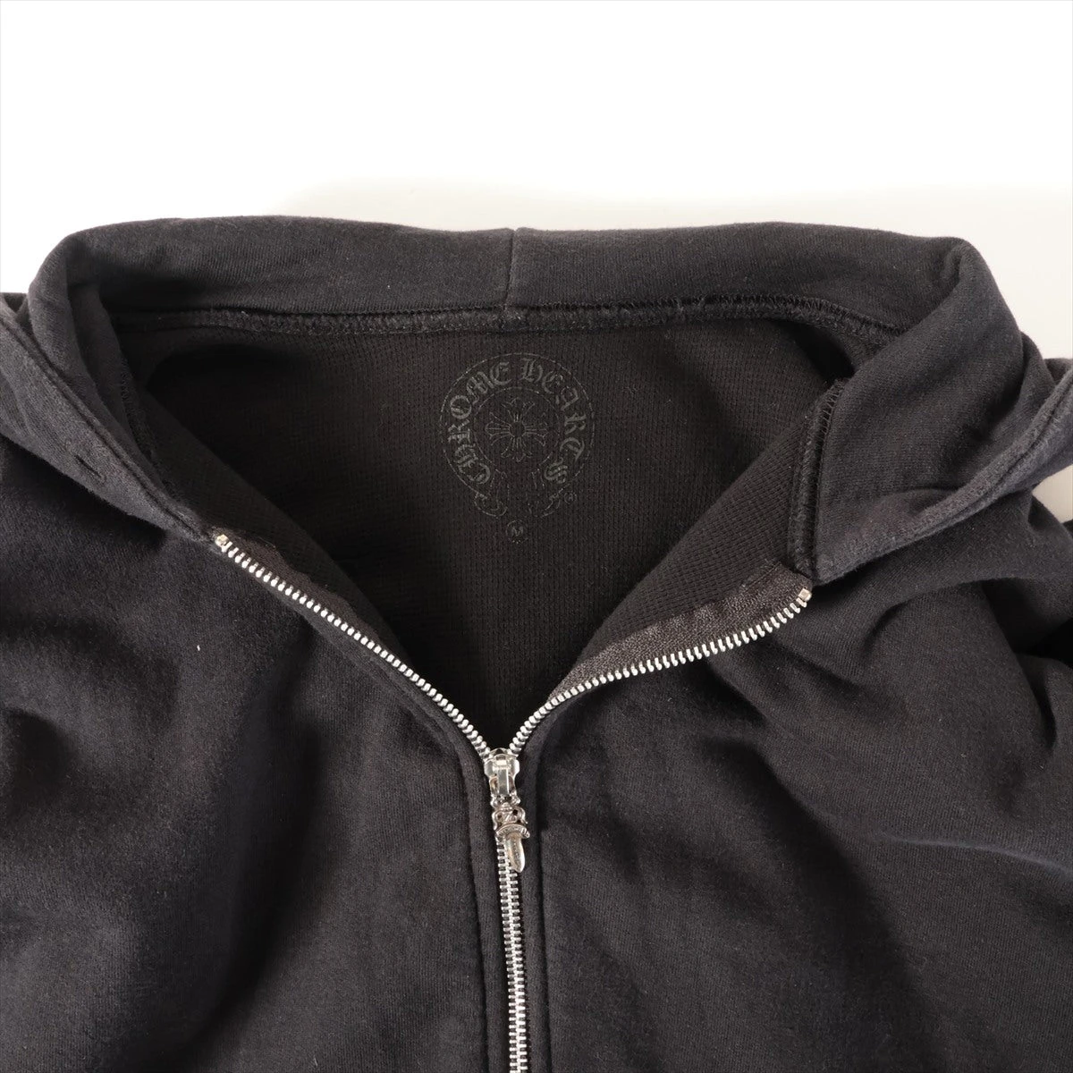 クロムハーツ ホースシュー パーカー コットン  ブラック