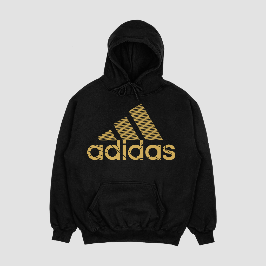ADIDAS スポーツカジュアルゆったりハットパーカープルオーバー