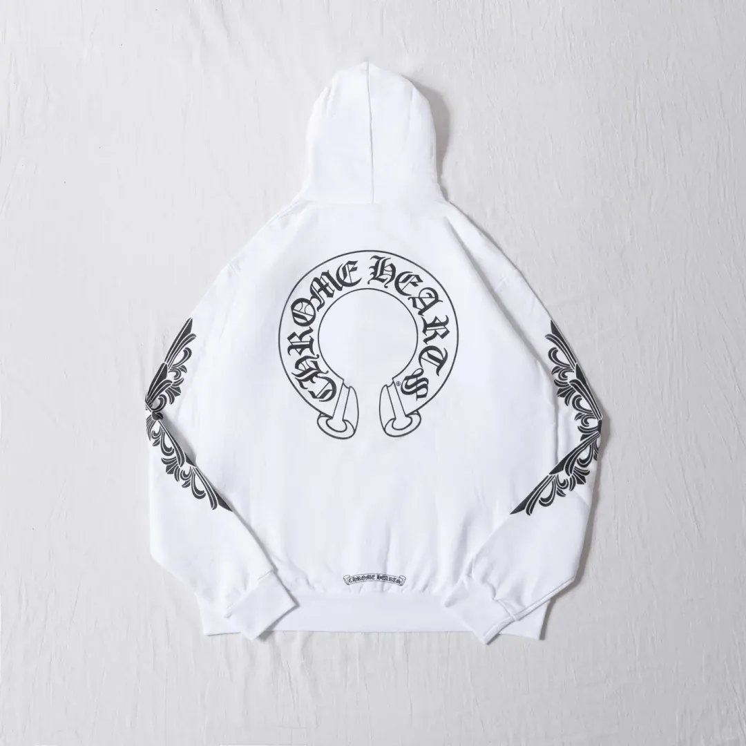 クロムハーツ パーカー ホースシュー＆フローラルクロス