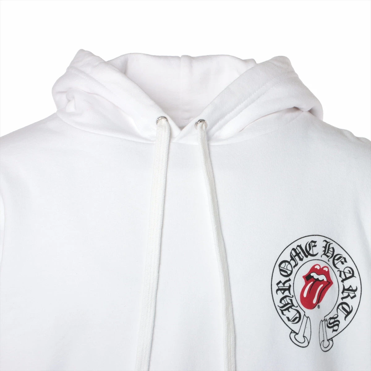 クロムハーツ パーカー コットン  ホワイト ローリングストーンズ