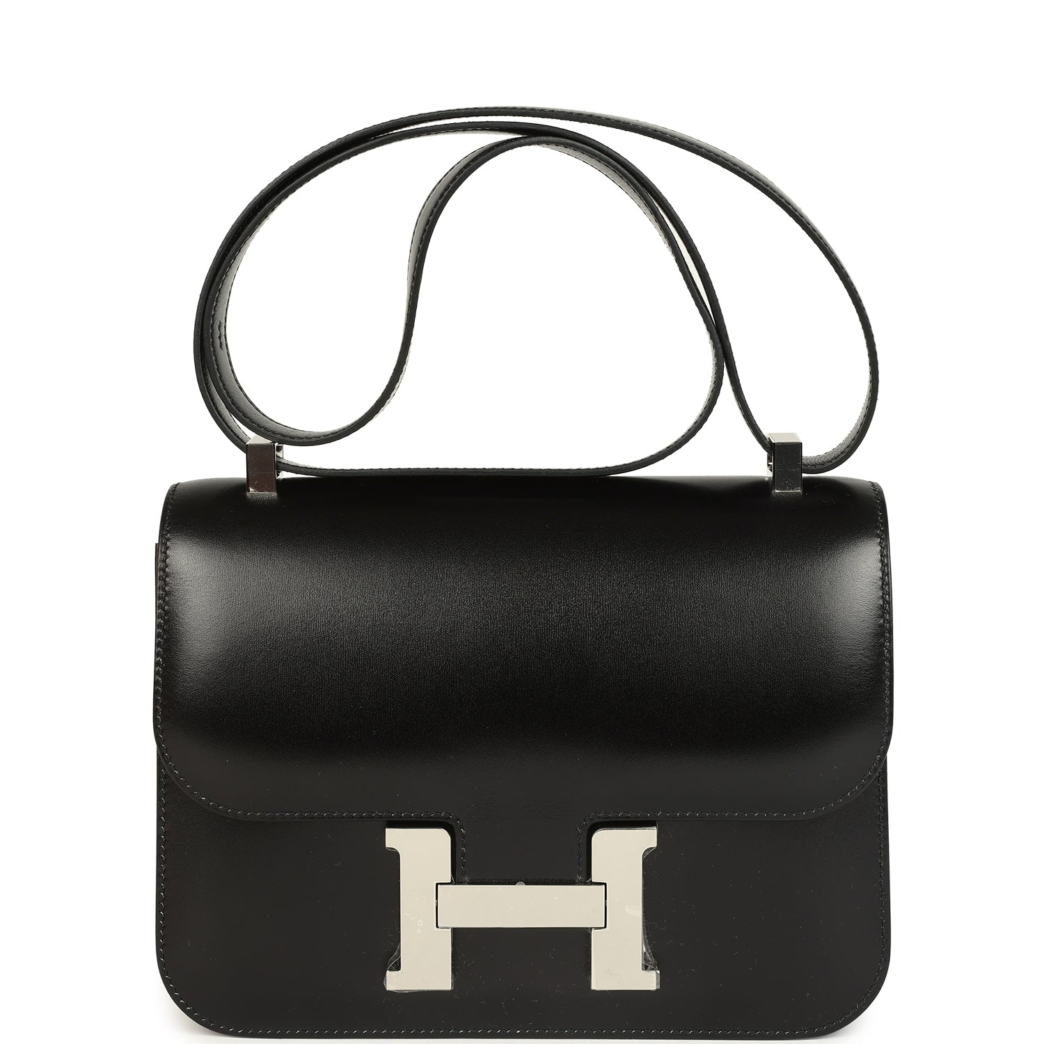 HERMES エルメス Constance Mini Mirror 18 Noir コンスタンス ミニ ミラー 18 ノワール ブラック 黒