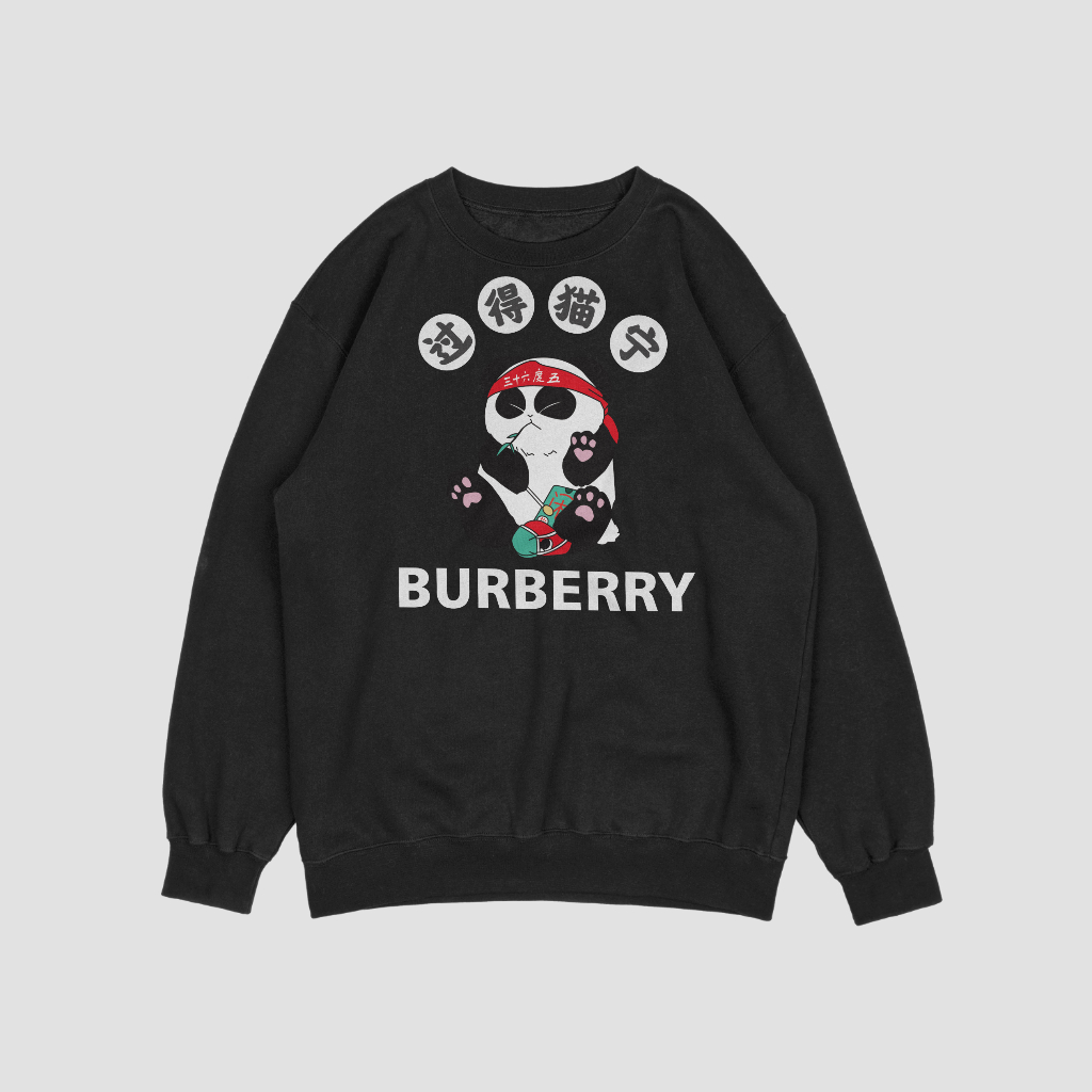 Burberryロゴアルファベットプリントスウェット クル