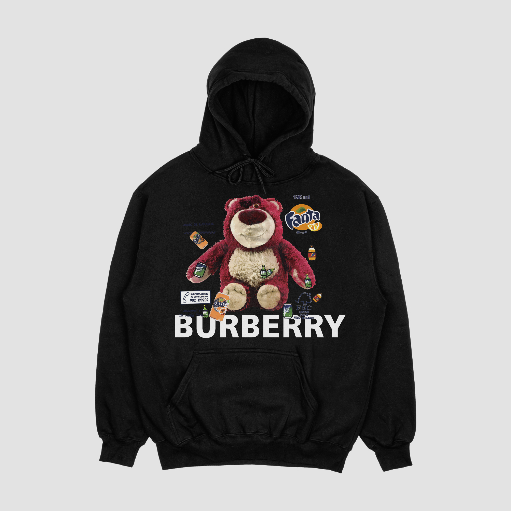 Burberry 小熊アルファベットのキャラクタープリントのパーカー