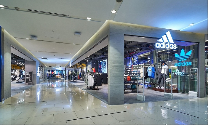 ADIDAS スポーツカジュアルゆったりハットパーカープルオーバー