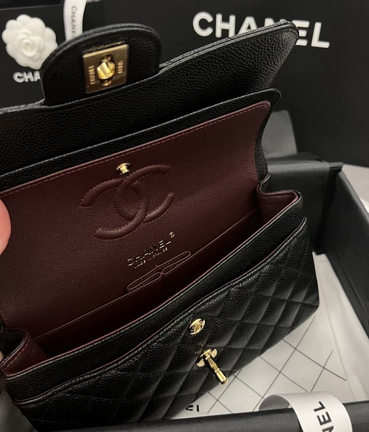 【大人気！完売必至☆】CHANEL シャネル ミニフラップバッグ－マトラッセル