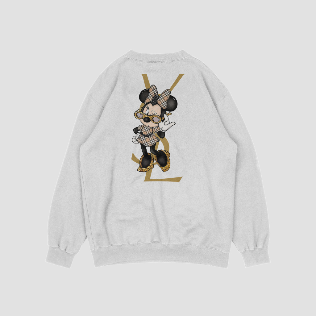 LOUIS VUITTON キャラクターアルファベットロゴプリントスウェット クル