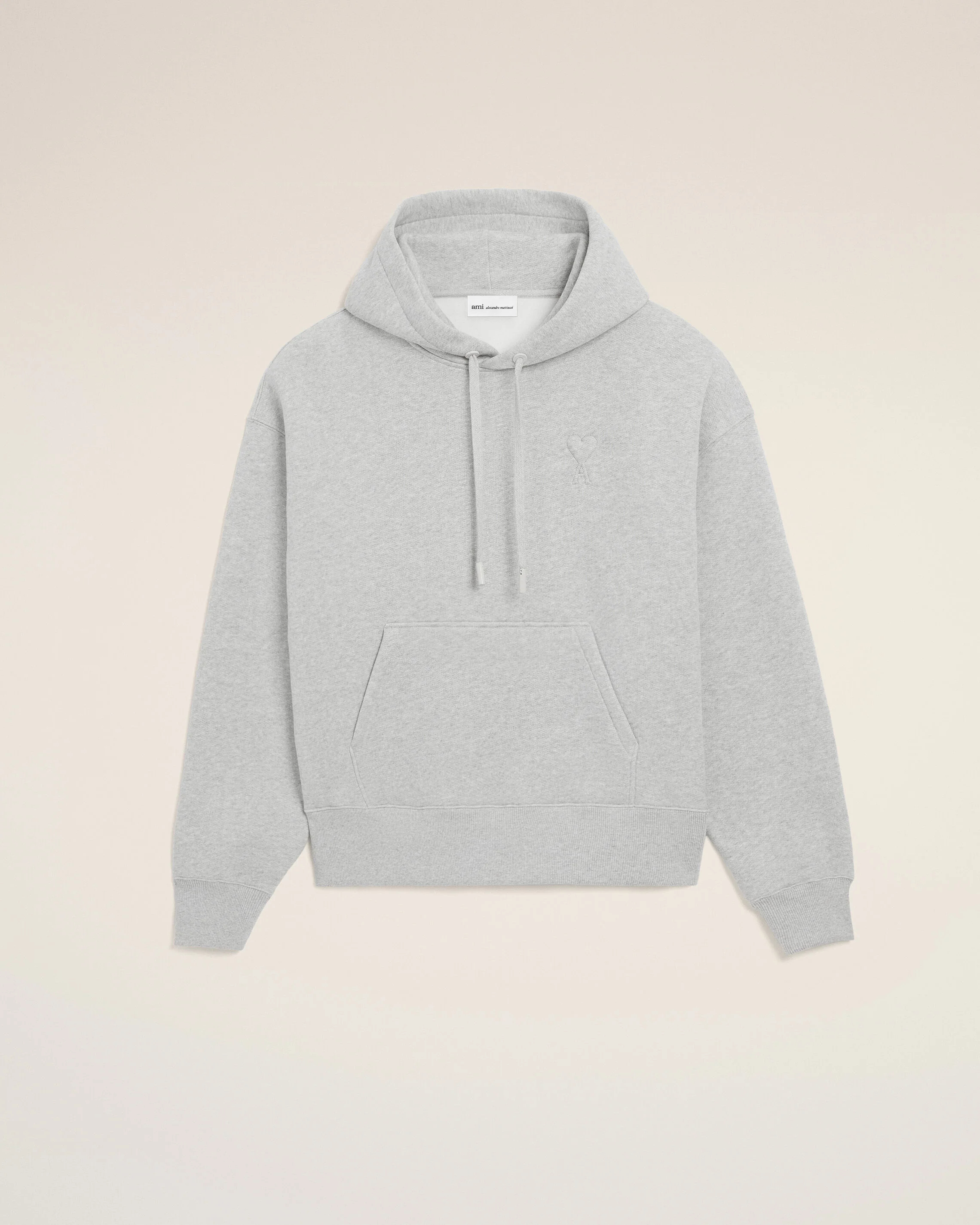 グレー コットン Ami De Coeur エンボス パーカー