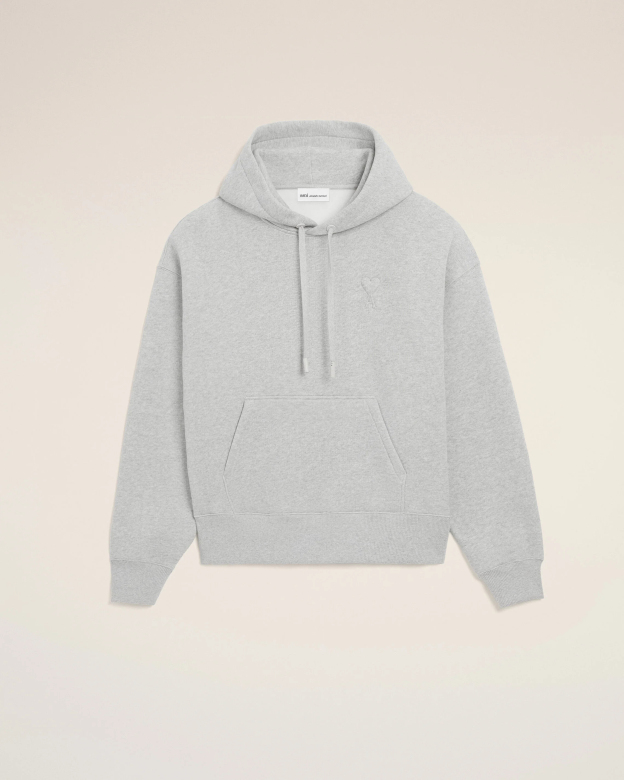 グレー コットン Ami De Coeur エンボス パーカー