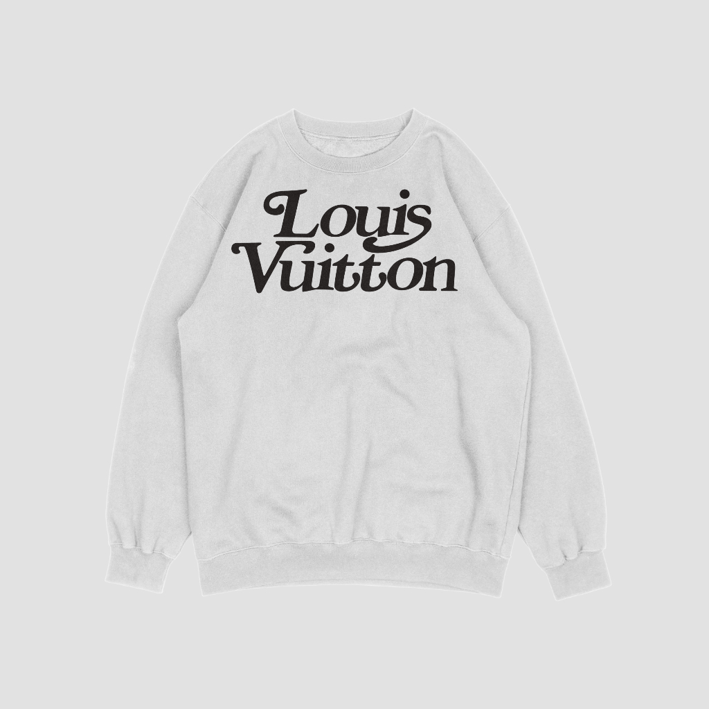LOUIS VUITTON キャラクターアルファベットロゴプリントスウェット クル