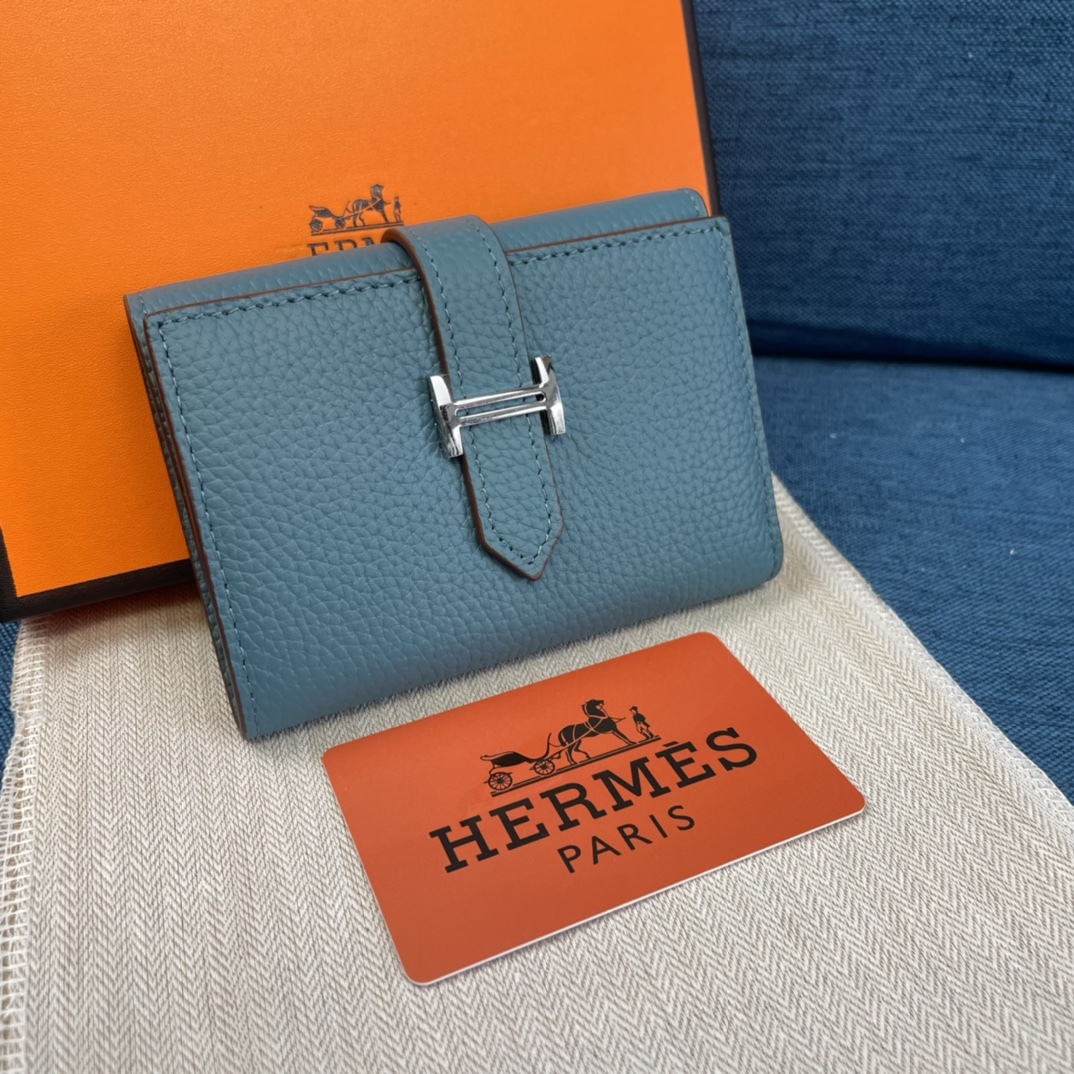 HERMES エルメス ベアン カードケース ブラック-JAPAN DUTY FREE