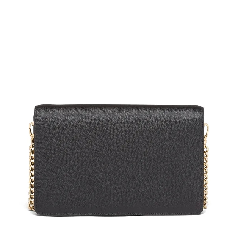 【PRADA】☆人気☆ レディース ブラック エンベロープ ショルダー バッグ