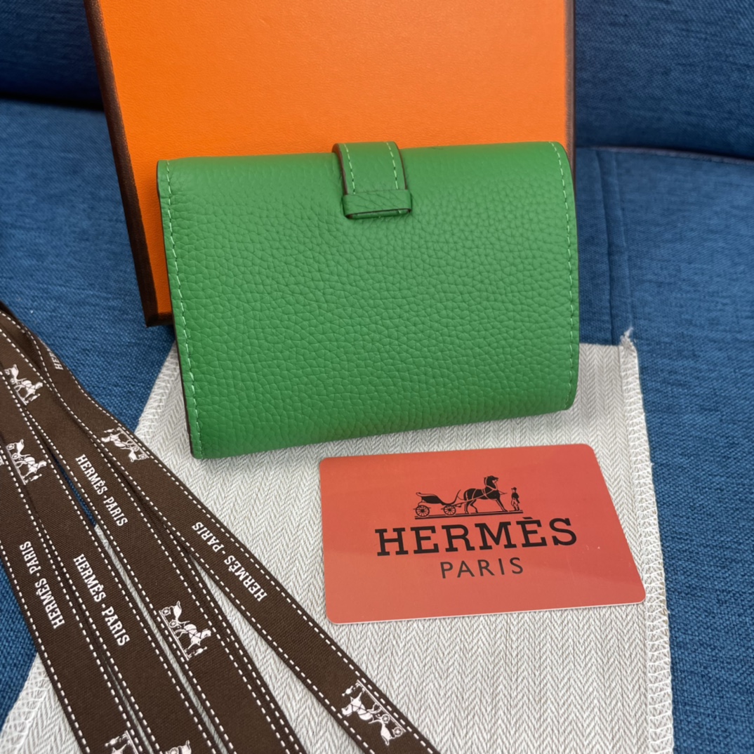 HERMES エルメス ベアン カードケース ブラック-JAPAN DUTY FREE