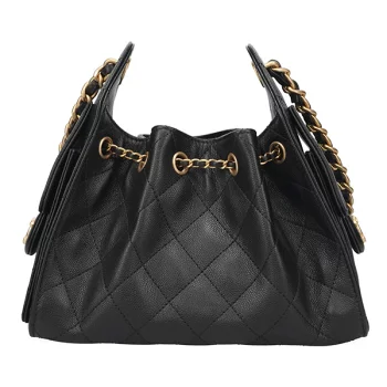 シャネル バッグ レディース CHANEL シャネル25 ミニハンドバッグ AS5631 B20304 94305 ブラック マットゴールド金具