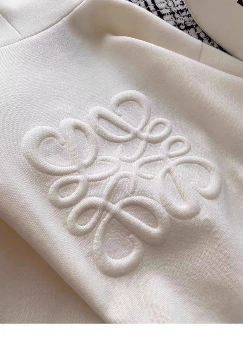 LOEWE 春と秋の新しい老花満印連帽スポーツ  トレンチコート セーター