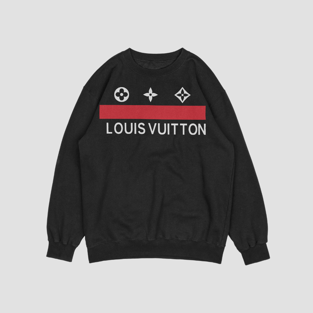 LOUIS VUITTON キャラクターアルファベットロゴプリントスウェット クル