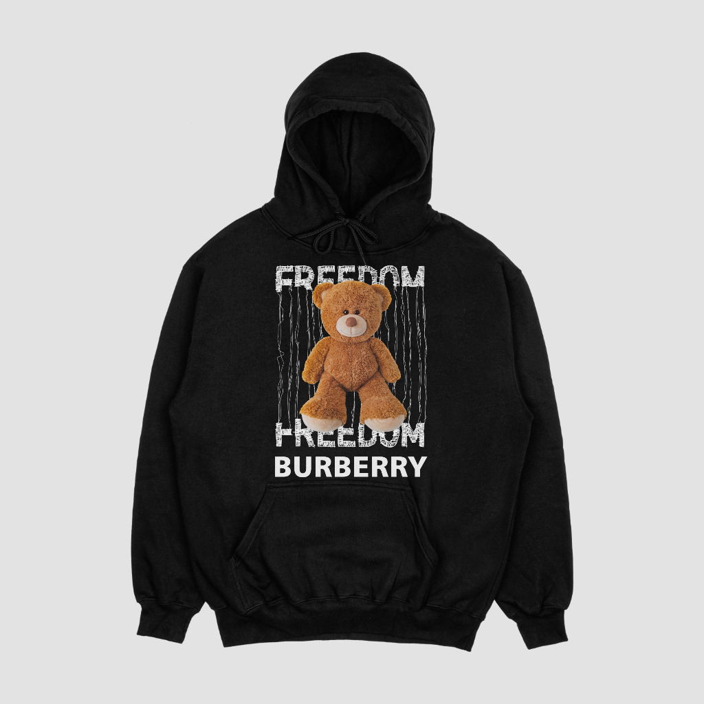 Burberry 小熊アルファベットのキャラクタープリントのパーカー