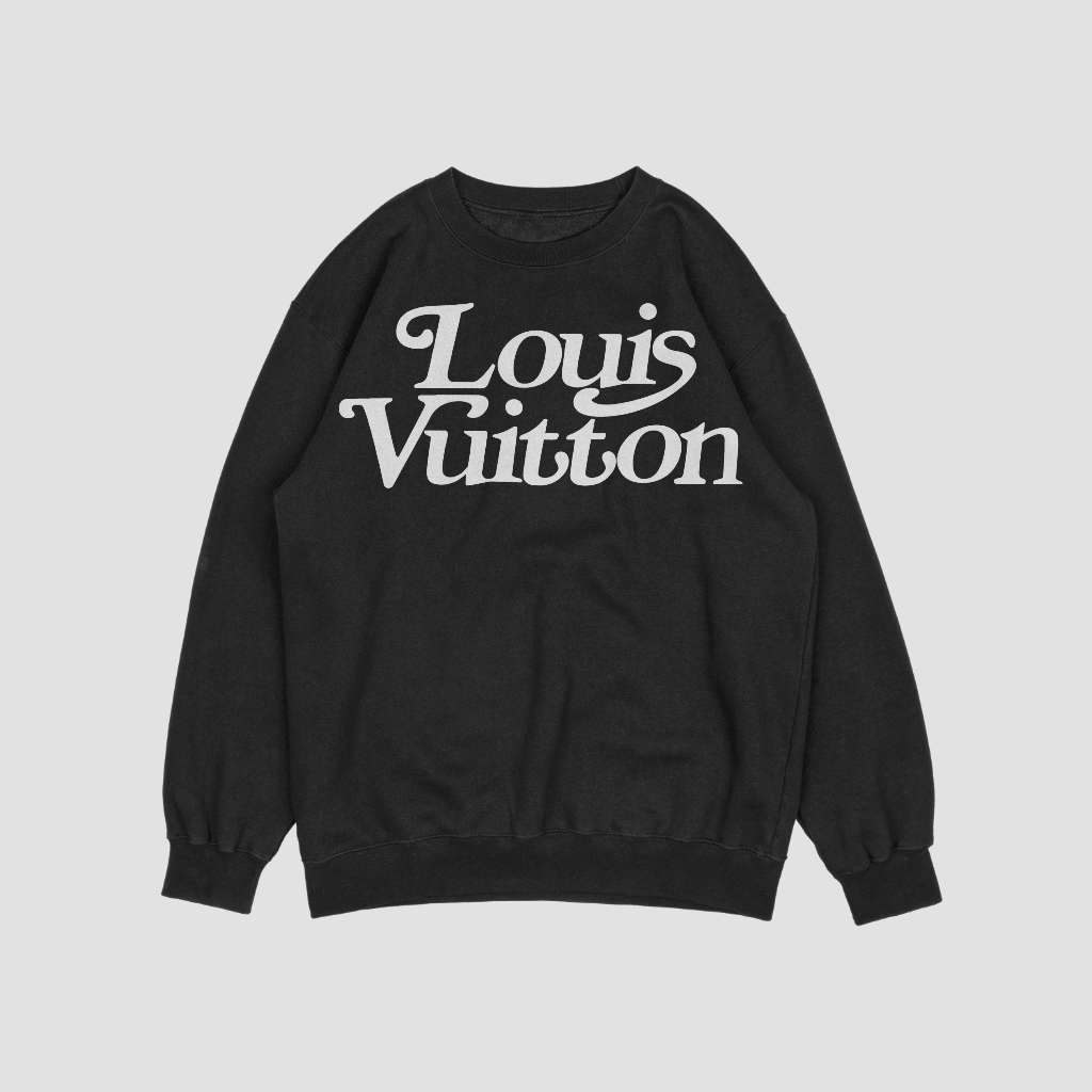 LOUIS VUITTON キャラクターアルファベットロゴプリントスウェット クル