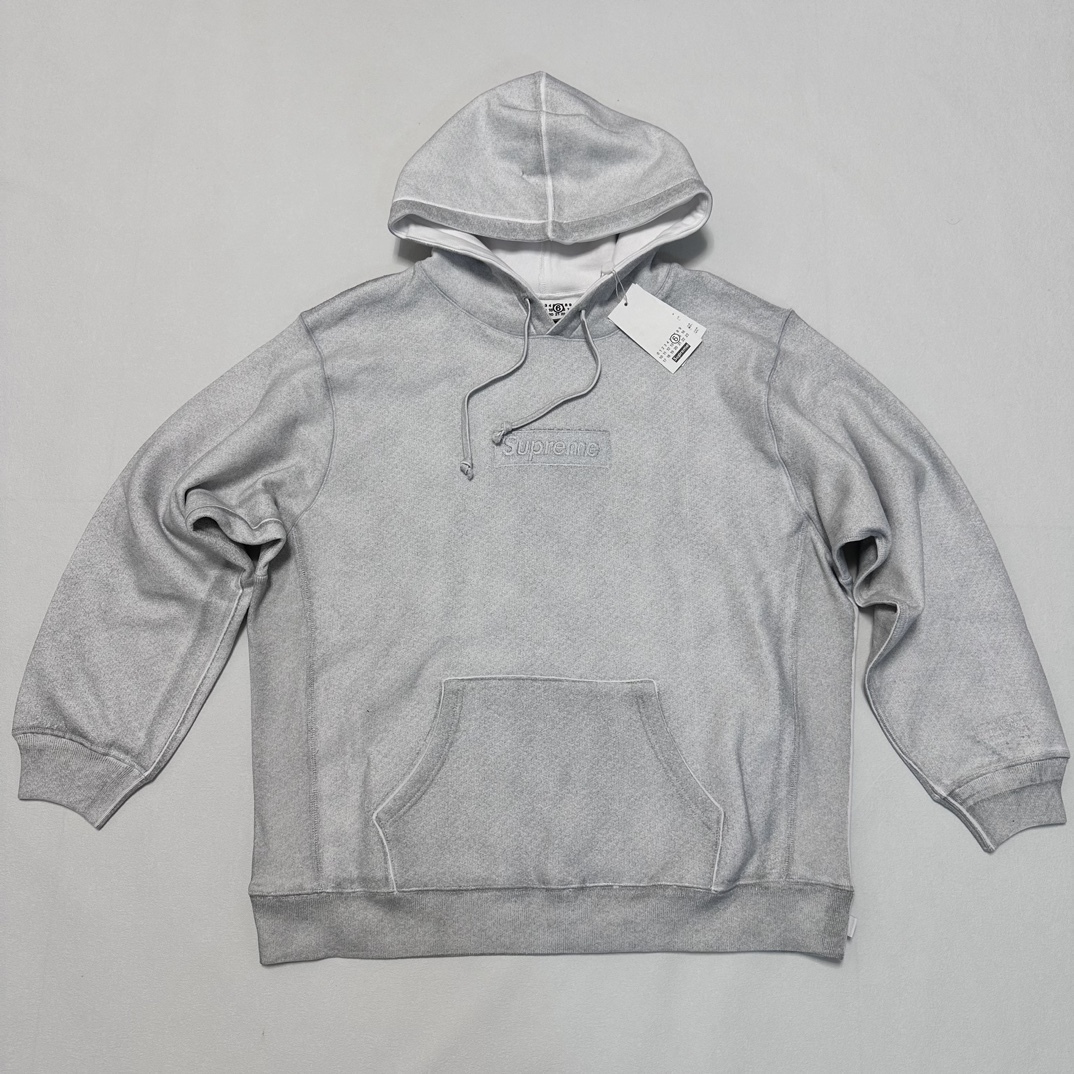 Supreme/MM6 MAISON MARGIELA★FOIL BOX LOGO HOODED SWEATSHIRT (108111112)