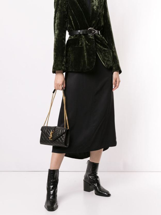 【Saint Laurent】エンベロープ ショルダーバッグ S