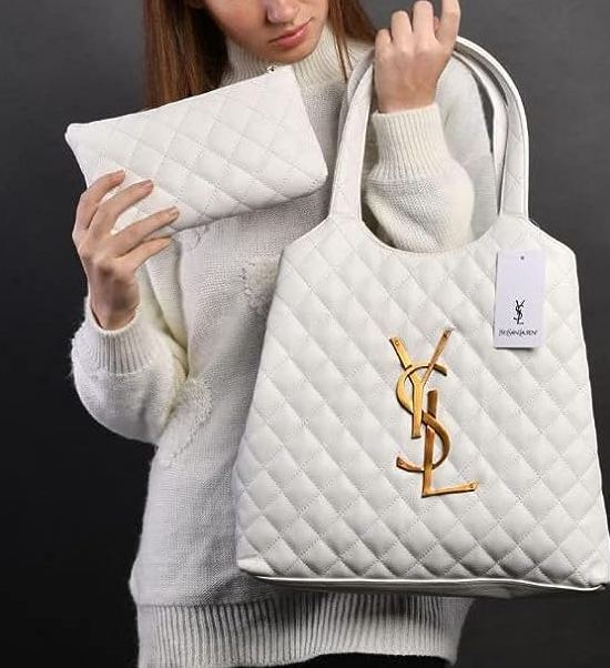 22AW完売必至[SAINT LAURENT]ICARE MAXI SHOPPING BAG マキシ