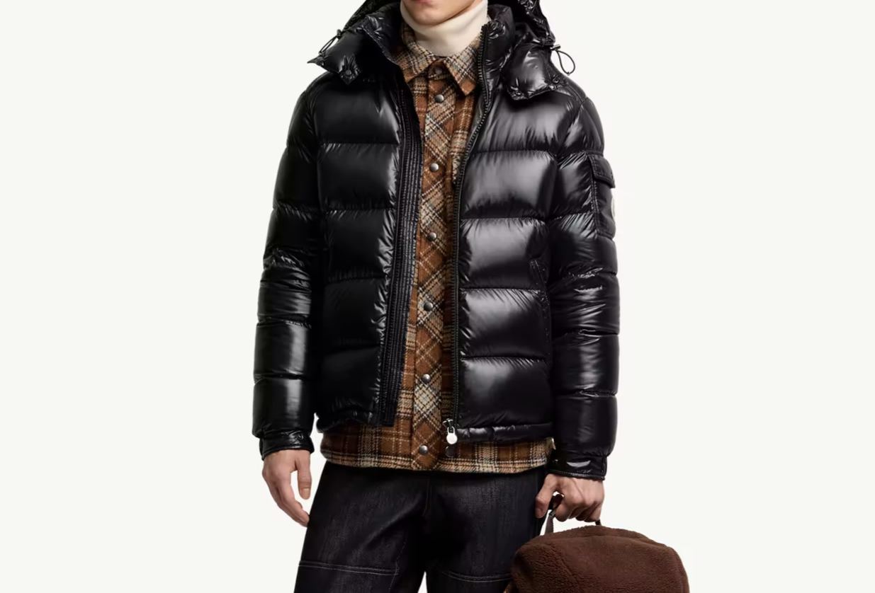 MONCLER モンクレール Maya メンズ フード付きショートダウンジャケット