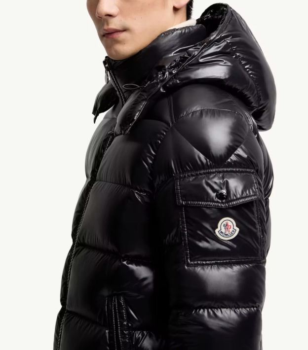 MONCLER モンクレール Maya メンズ フード付きショートダウンジャケット