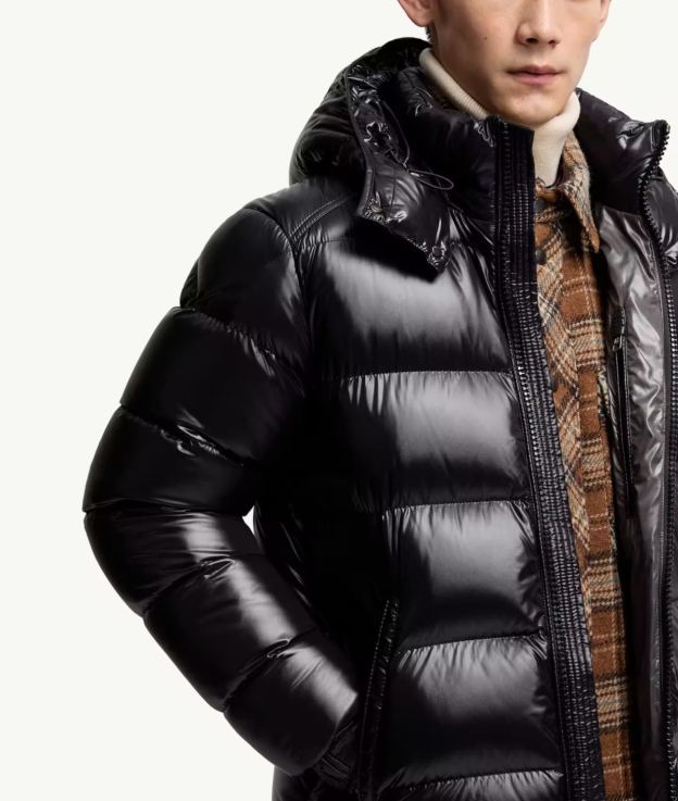 MONCLER モンクレール Maya メンズ フード付きショートダウンジャケット