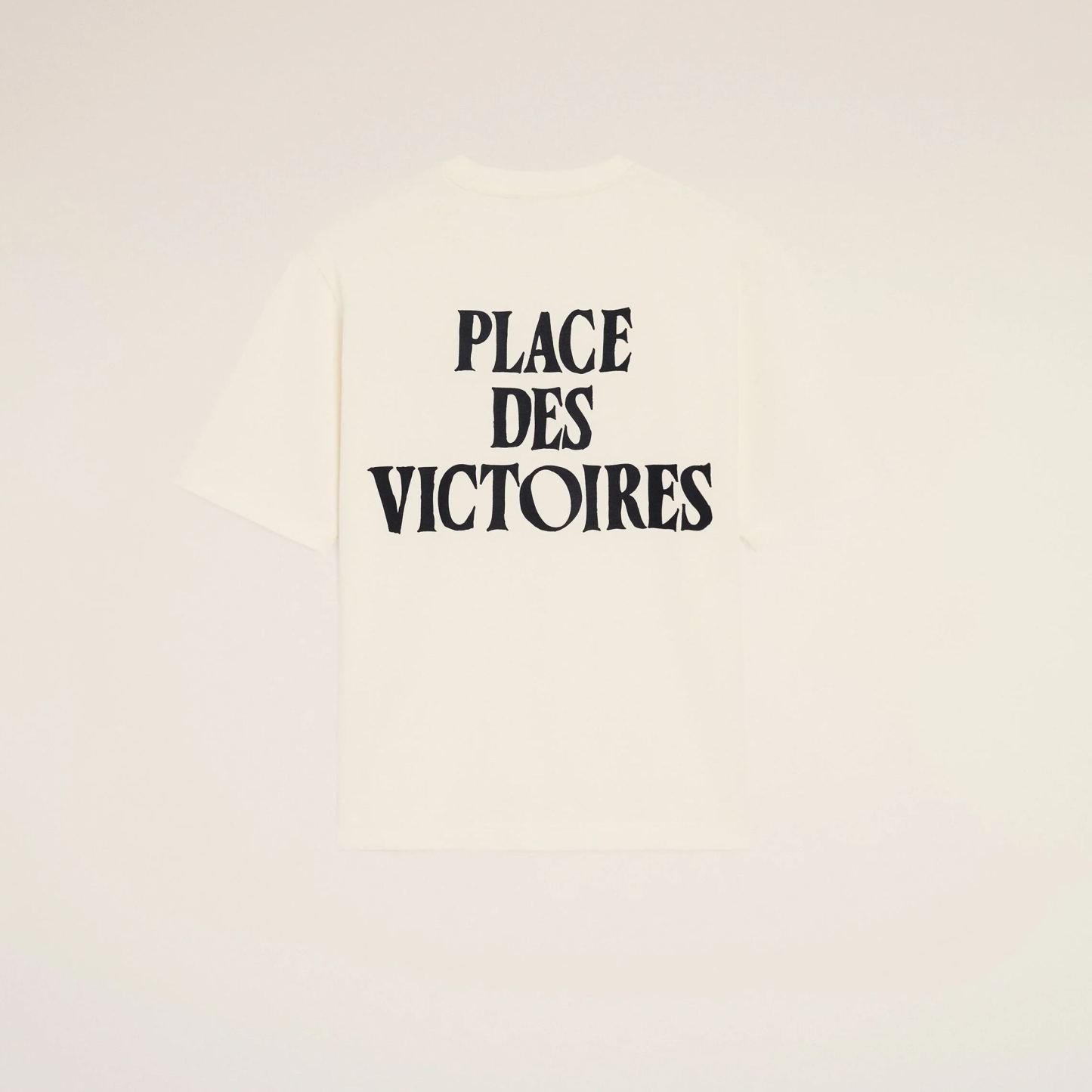ホワイト コットン Place Des Victoires プリント Tシャツ