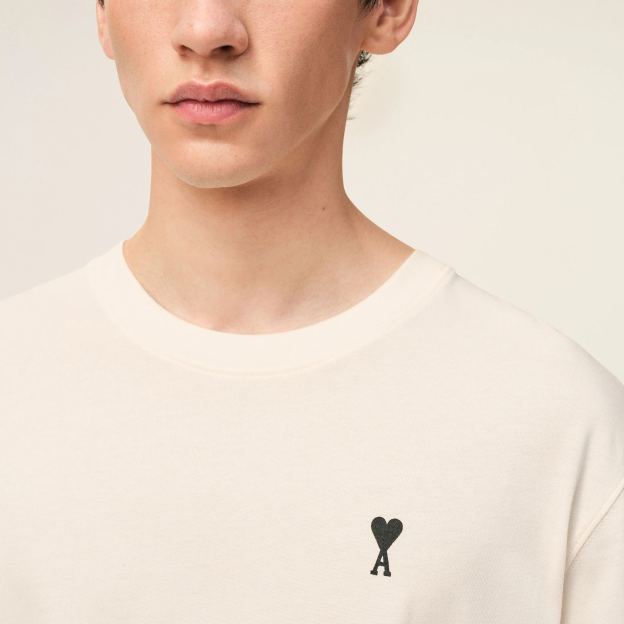 ホワイト コットン Place Des Victoires プリント Tシャツ