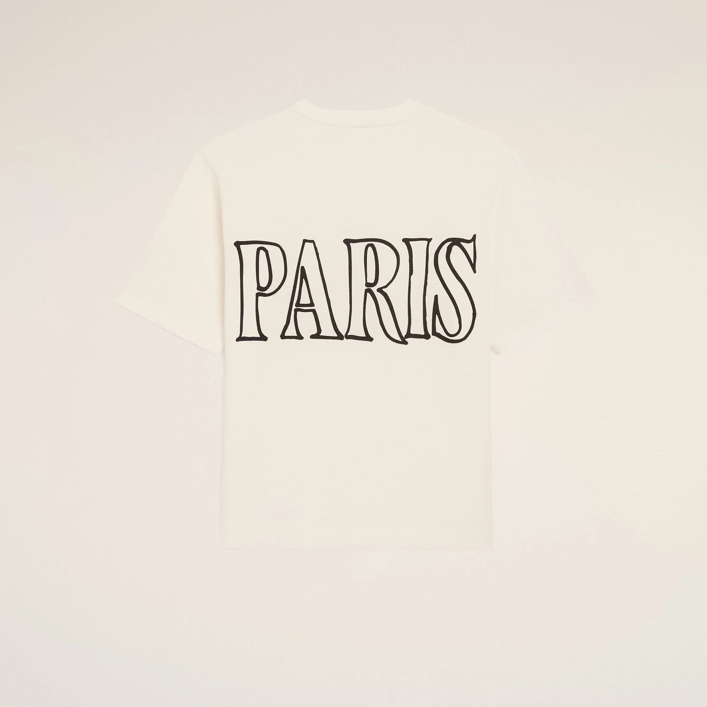 ホワイトコットン Ami Paris プリントTシャツ