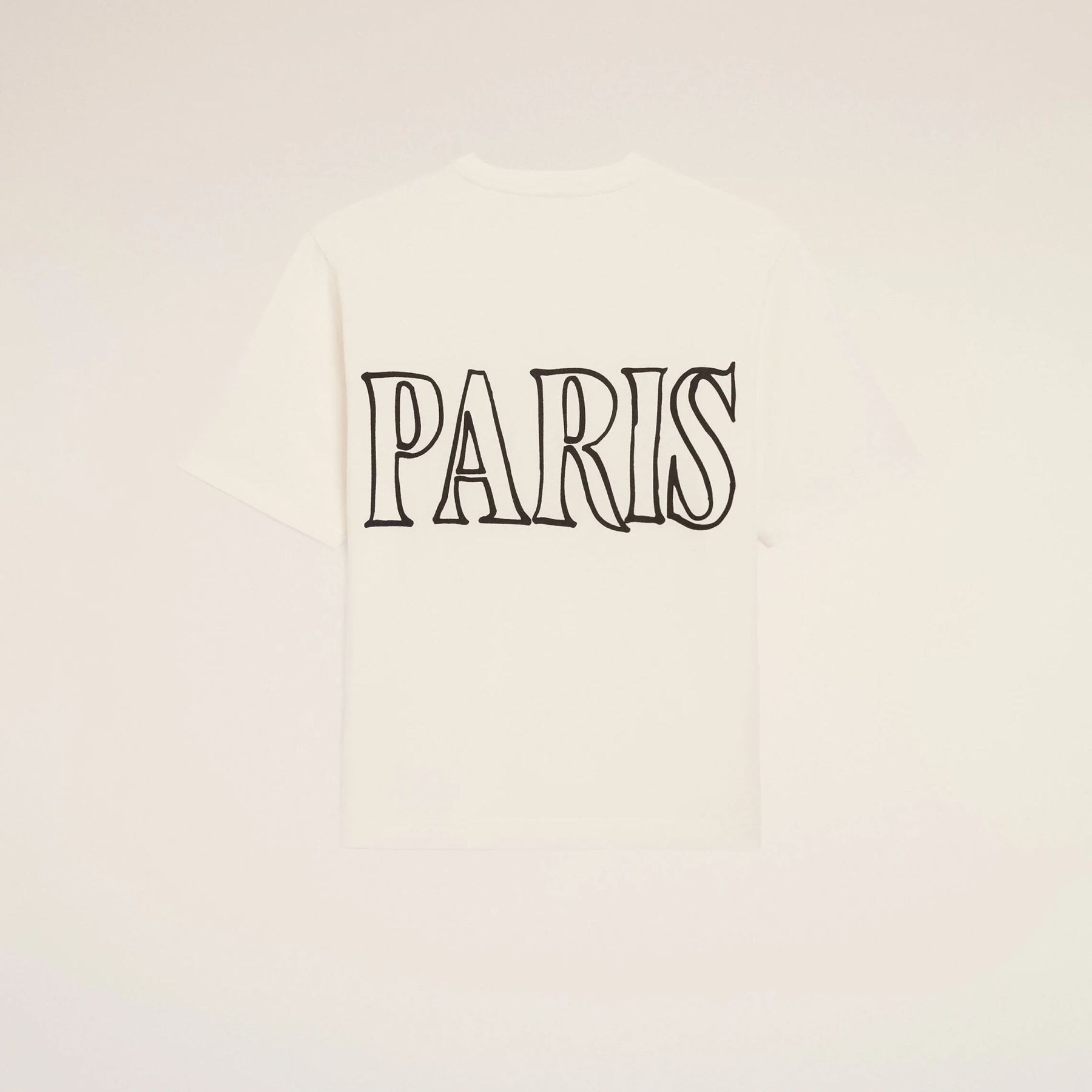 ホワイトコットン Ami Paris プリントTシャツ