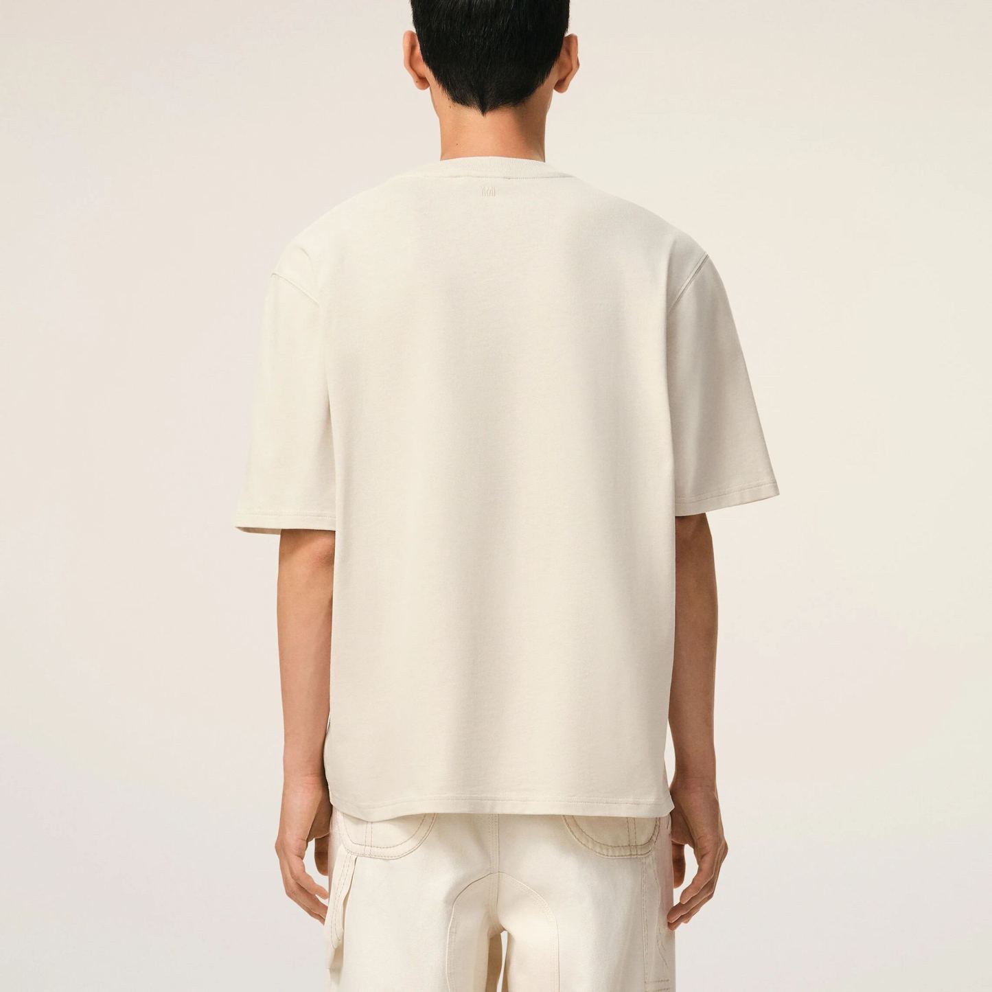 [Copy]ホワイトコットン Ami Paris プリントTシャツ