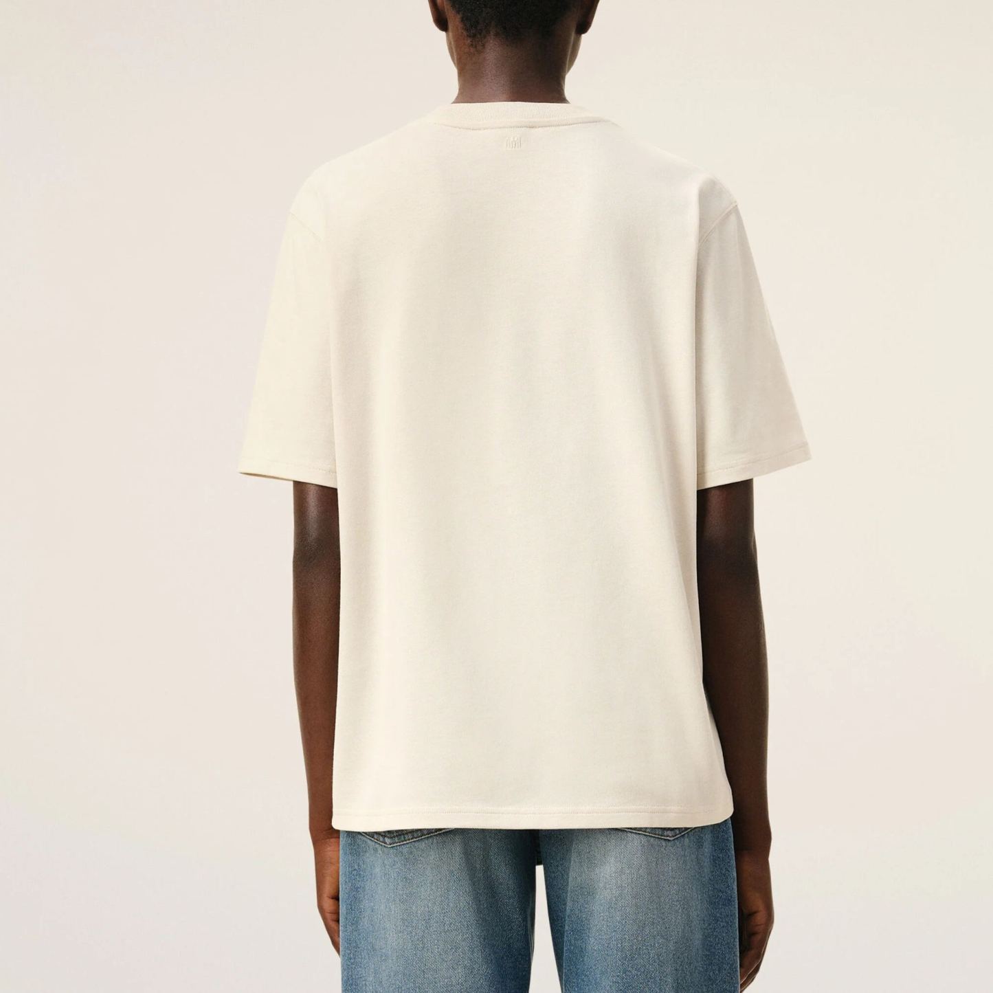 [Copy]ホワイトコットン Ami Paris プリントTシャツ