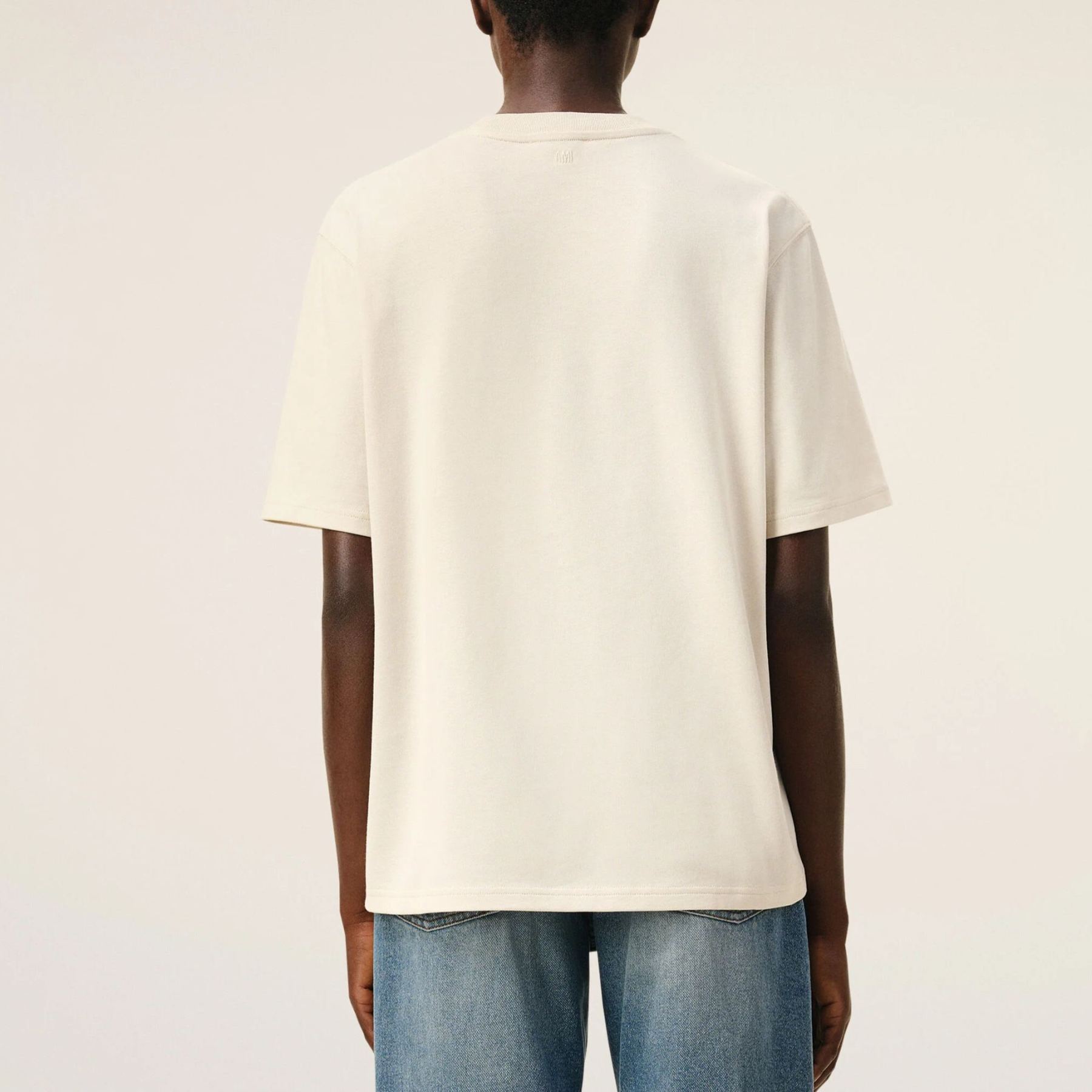 [Copy]ホワイトコットン Ami Paris プリントTシャツ