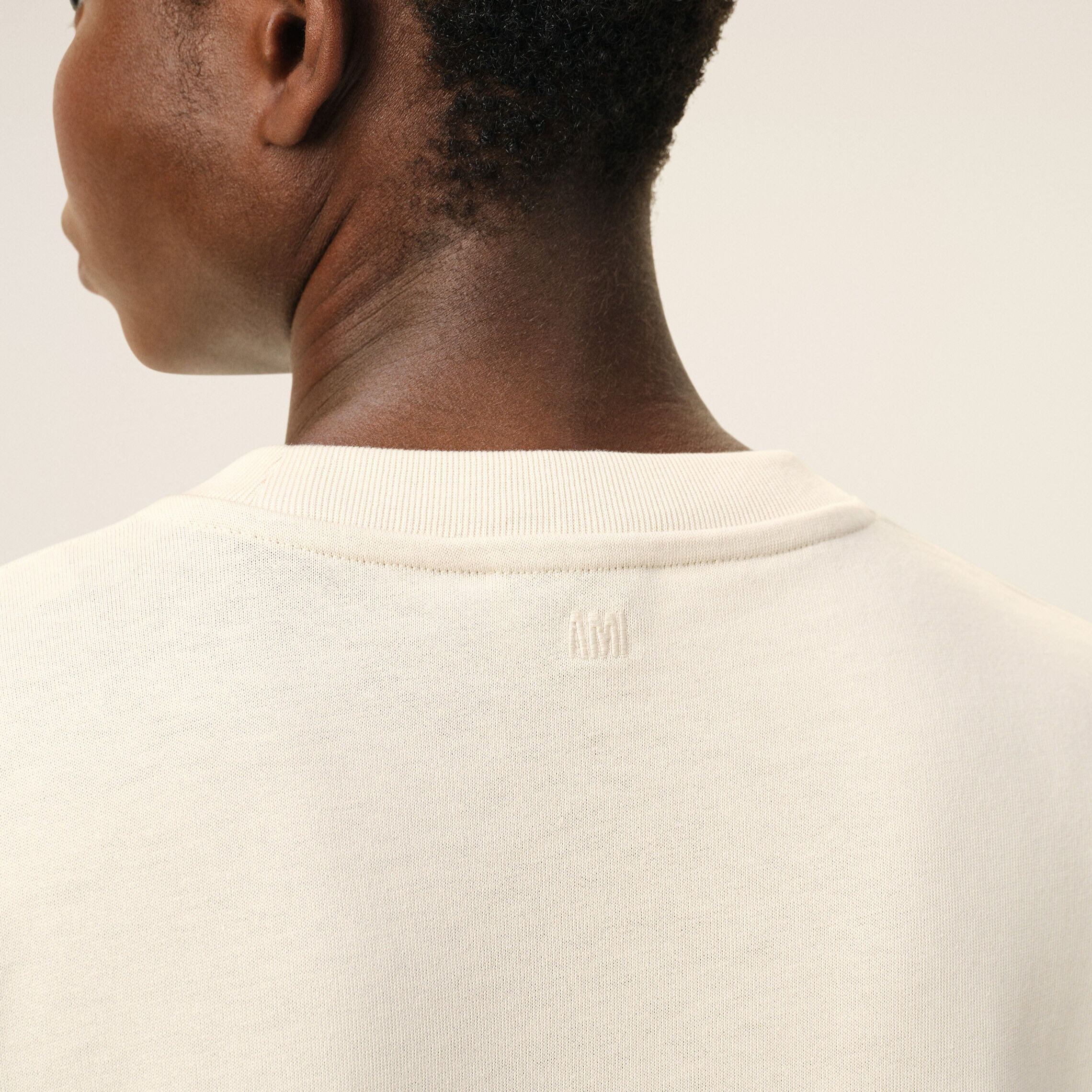 [Copy]ホワイトコットン Ami Paris プリントTシャツ