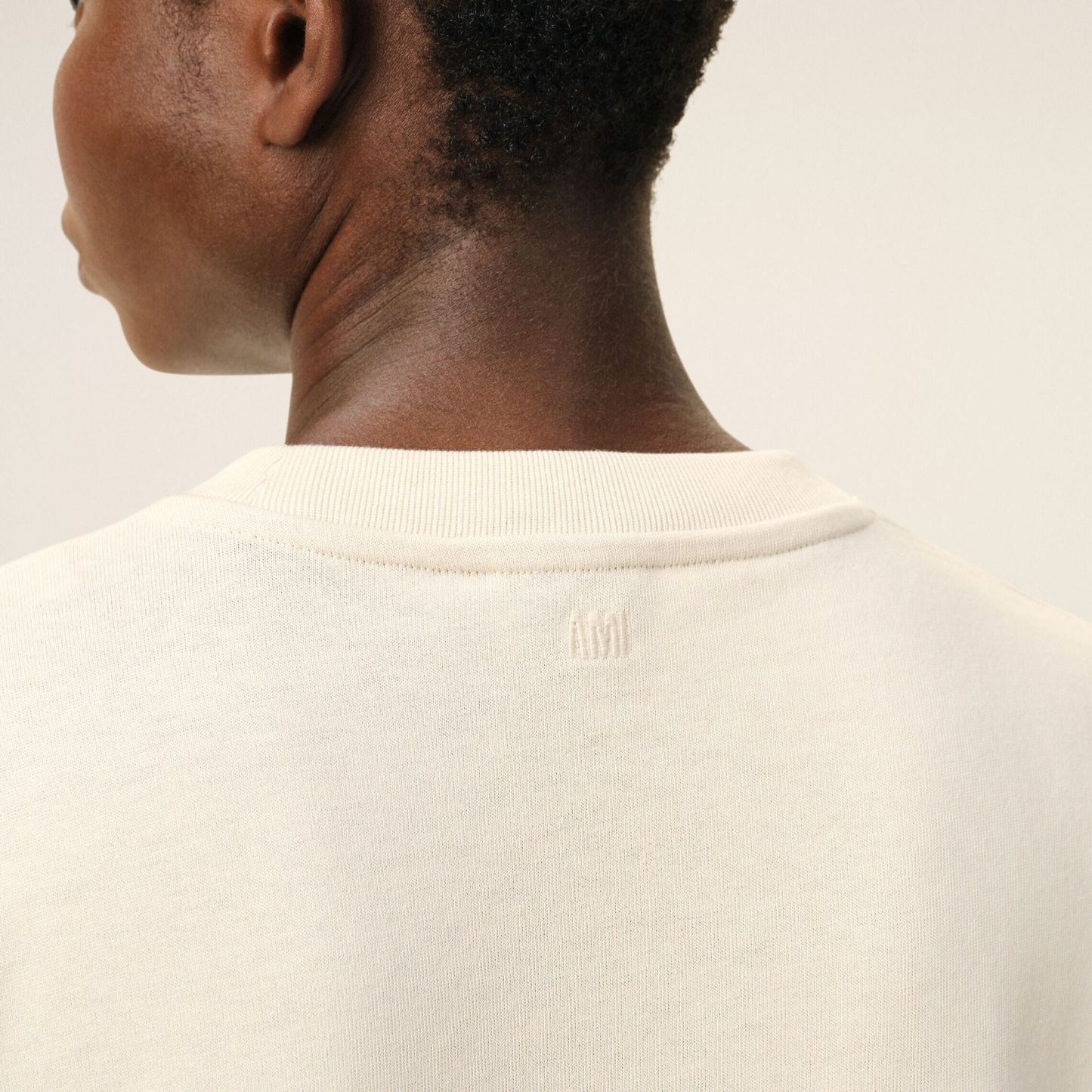 [Copy]ホワイトコットン Ami Paris プリントTシャツ