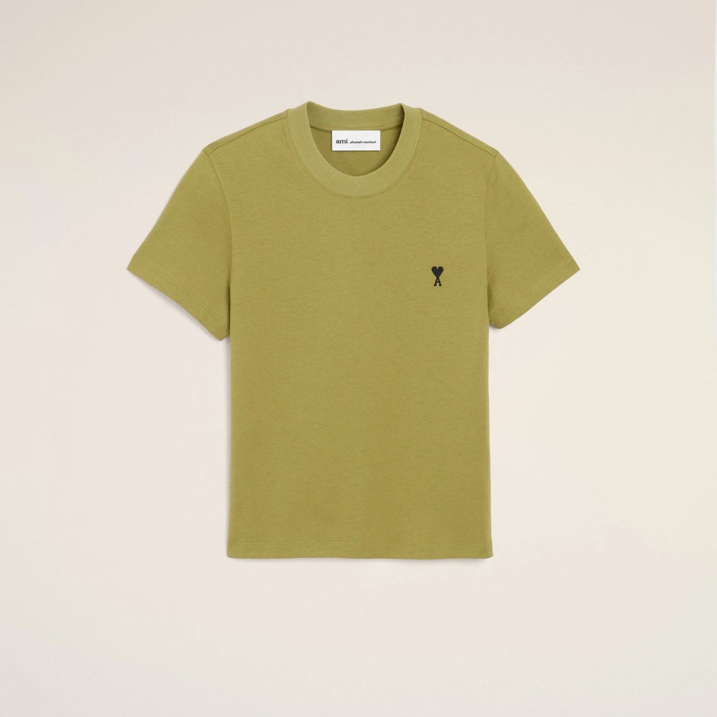 グリーン コットン Ami De Coeur クロップド Tシャツ