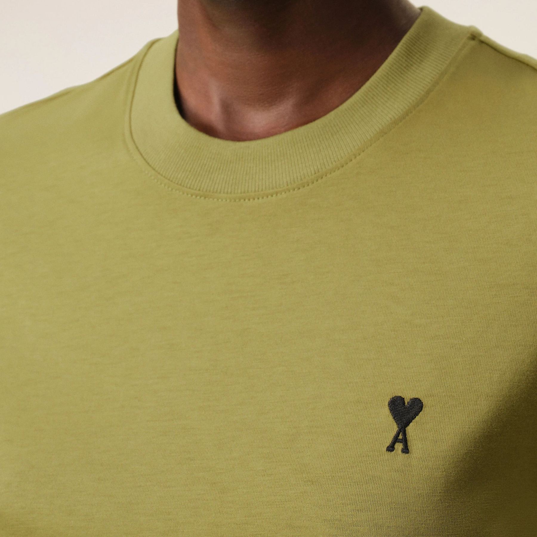 グリーン コットン Ami De Coeur クロップド Tシャツ