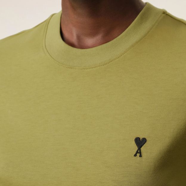 グリーン コットン Ami De Coeur クロップド Tシャツ