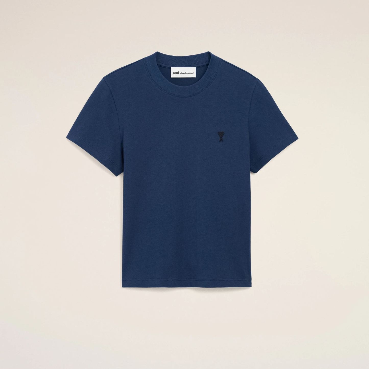 ブルーコットン Ami de Coeur クロップド Tシャツ