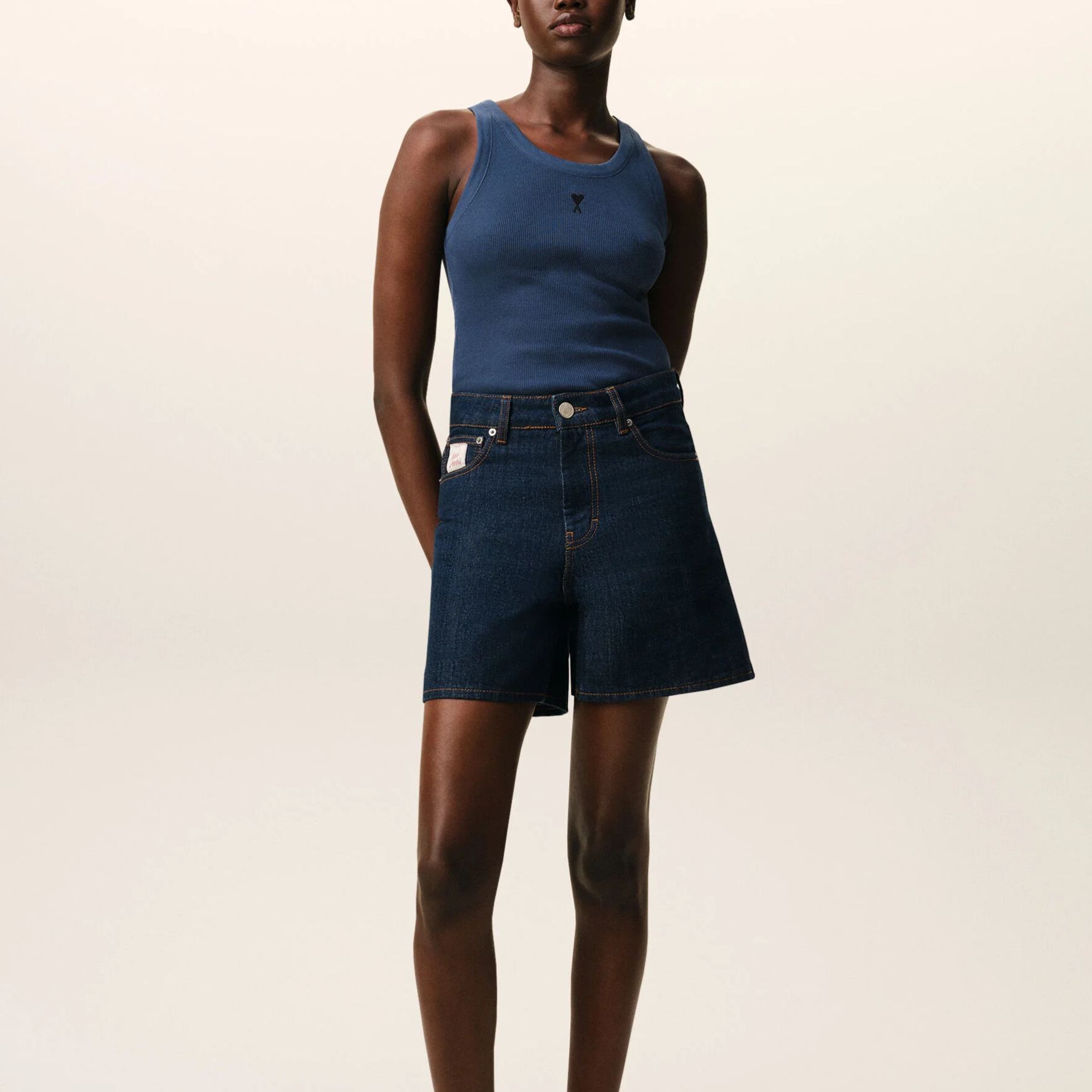 ブルーコットン Ami De Coeur タンクトップ