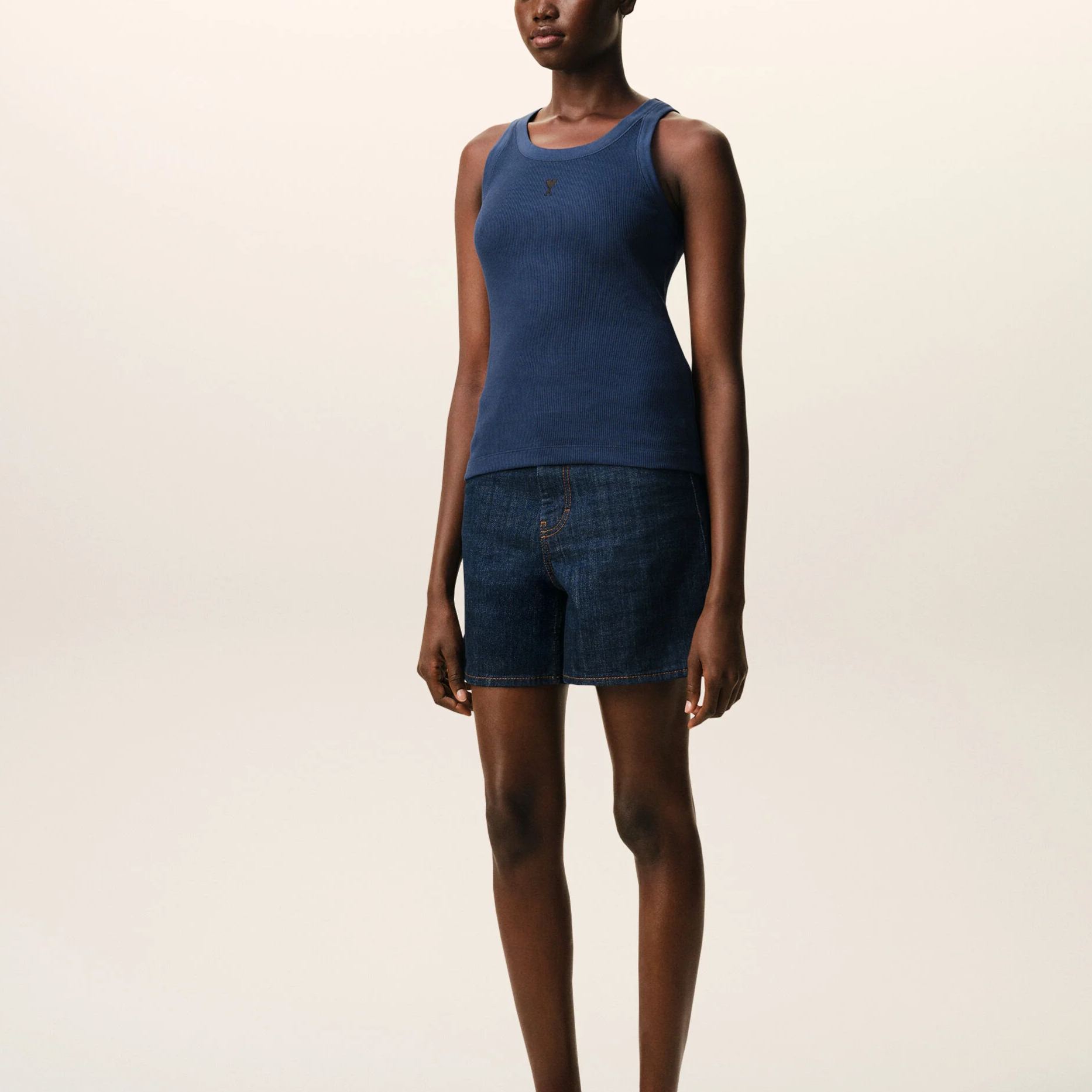 ブルーコットン Ami De Coeur タンクトップ