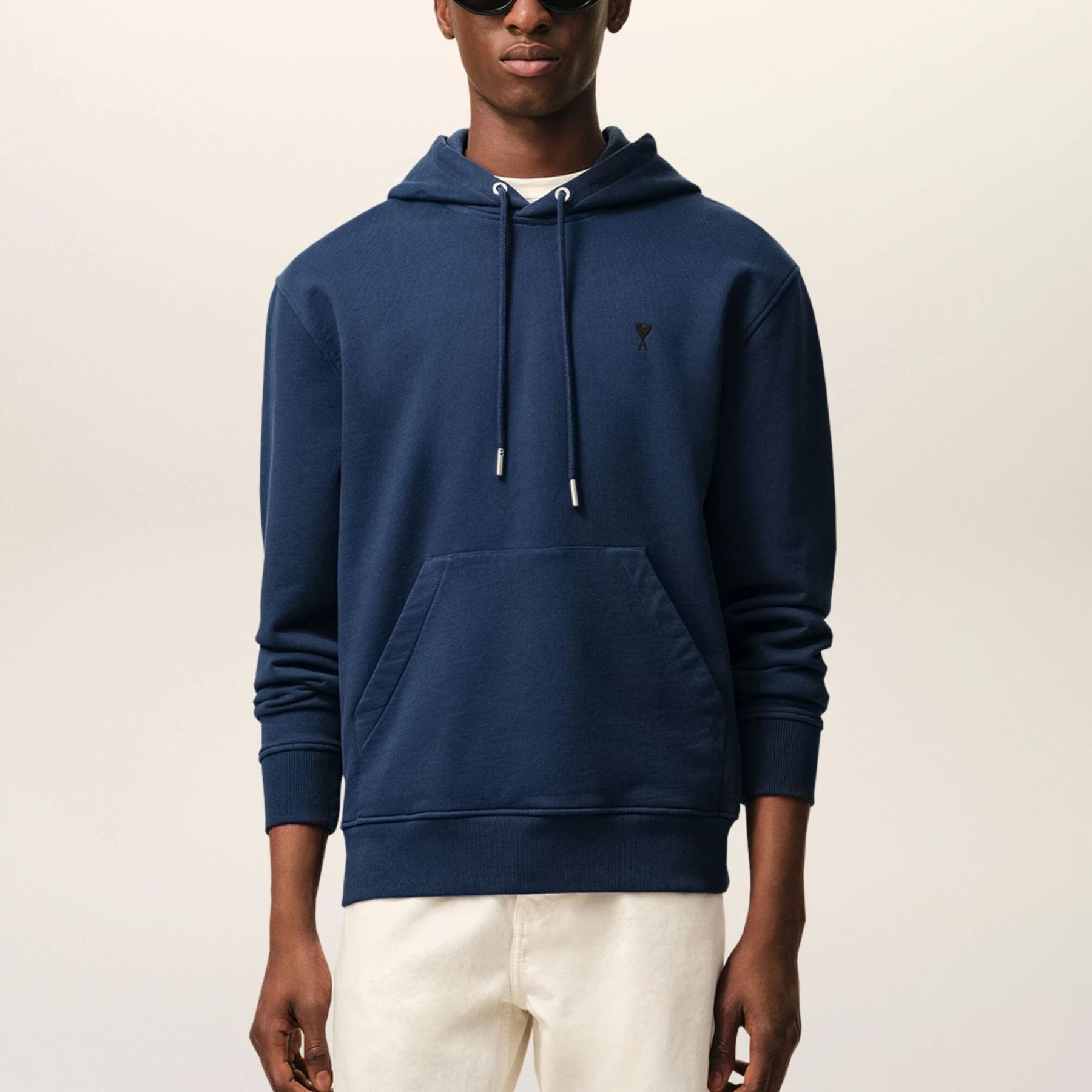 ブルー コットン Ami De Coeur パーカー