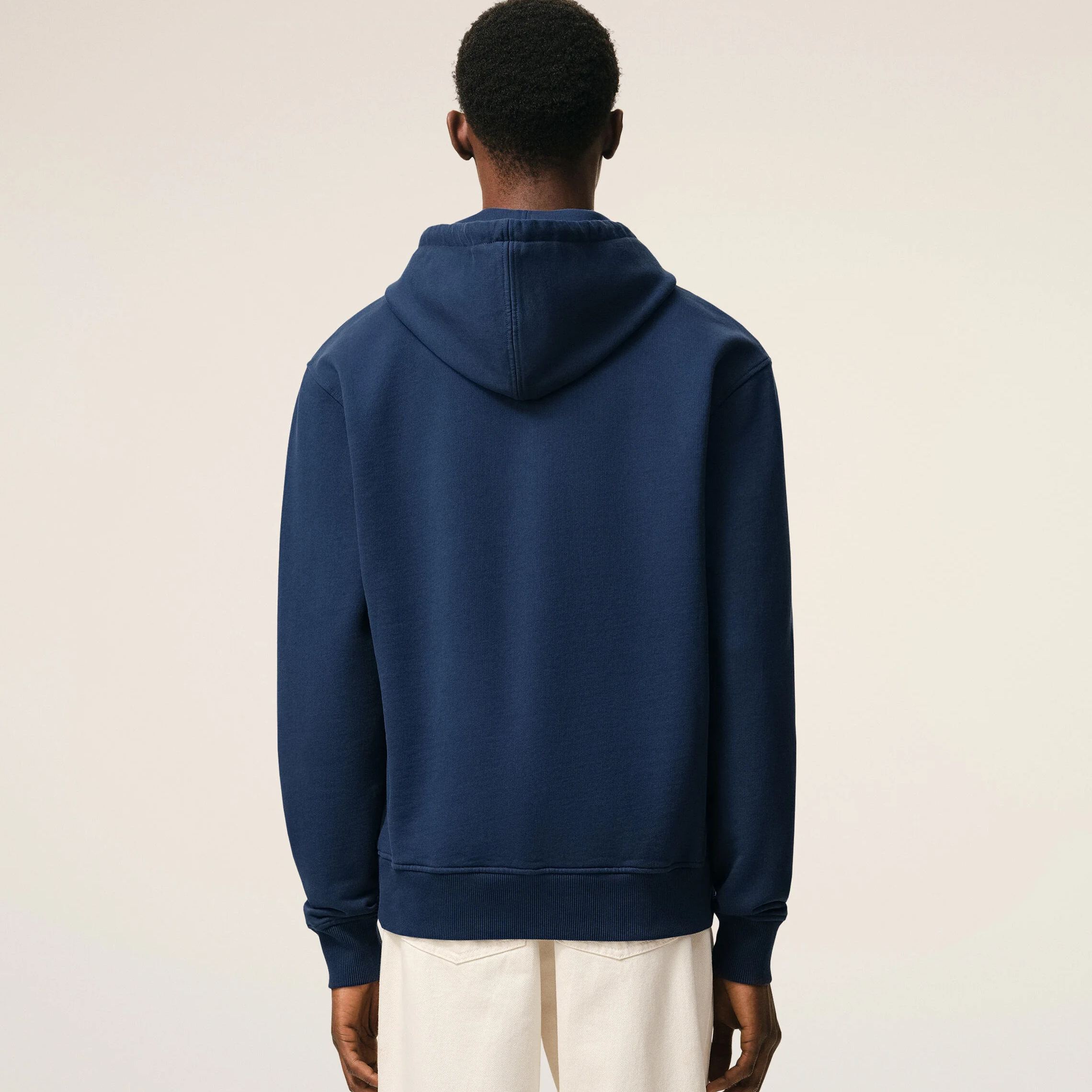 ブルー コットン Ami De Coeur パーカー