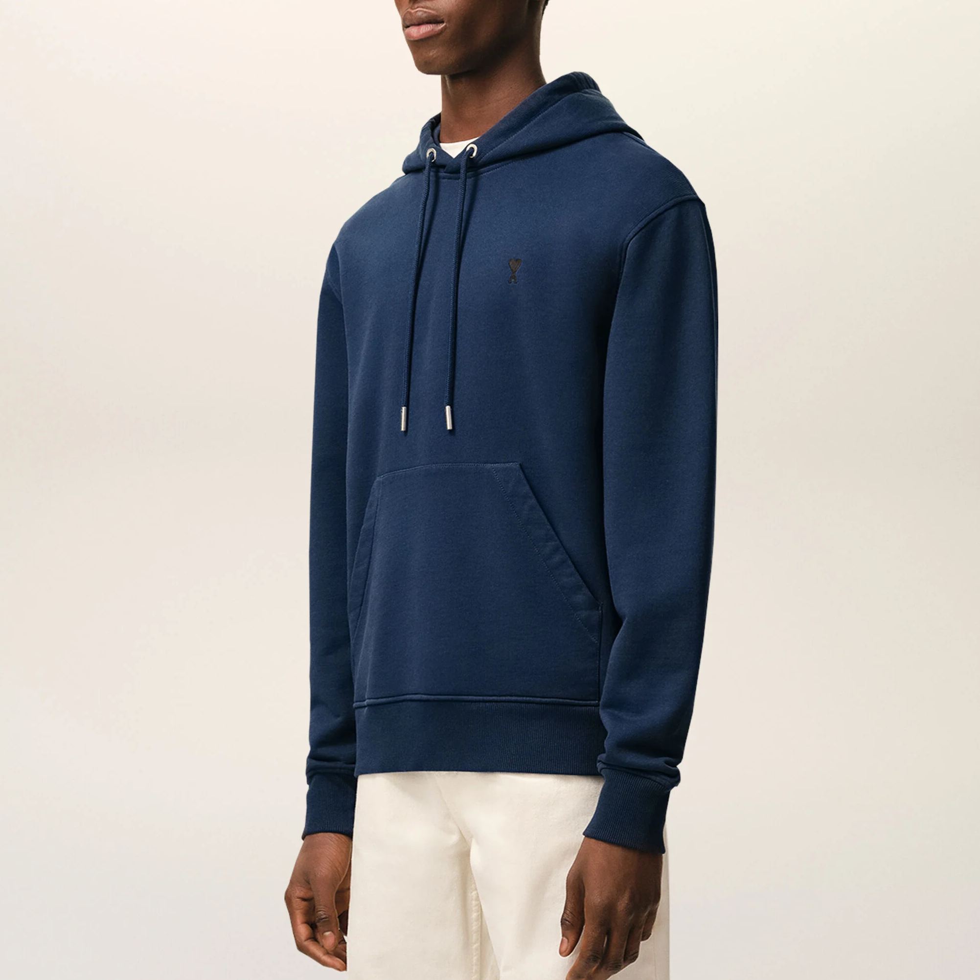 ブルー コットン Ami De Coeur パーカー