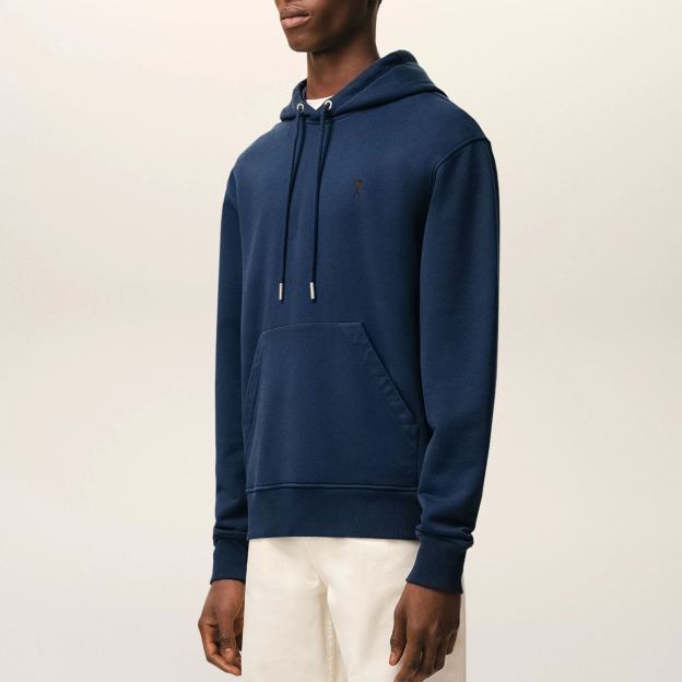 ブルー コットン Ami De Coeur パーカー