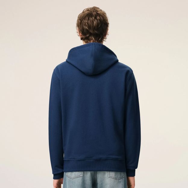 ブルー コットン Ami de Coeur ジップ パーカー