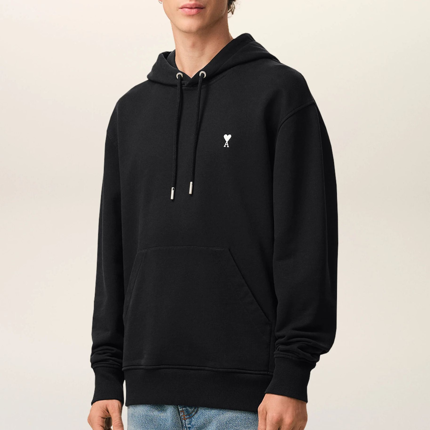 ブラック コットン Ami De Coeur パーカー