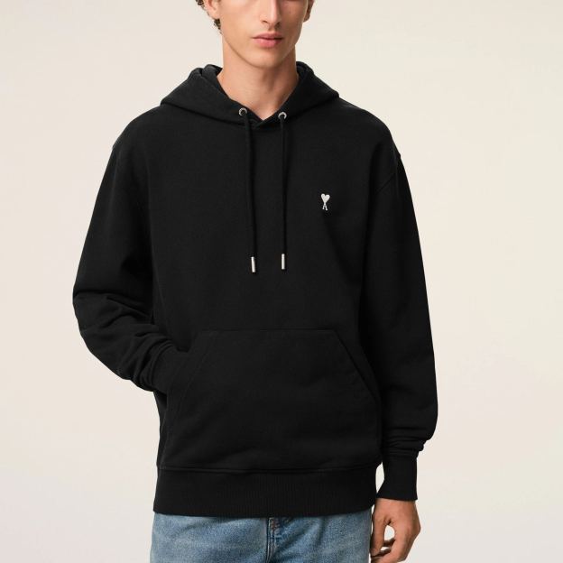 ブラック コットン Ami De Coeur パーカー