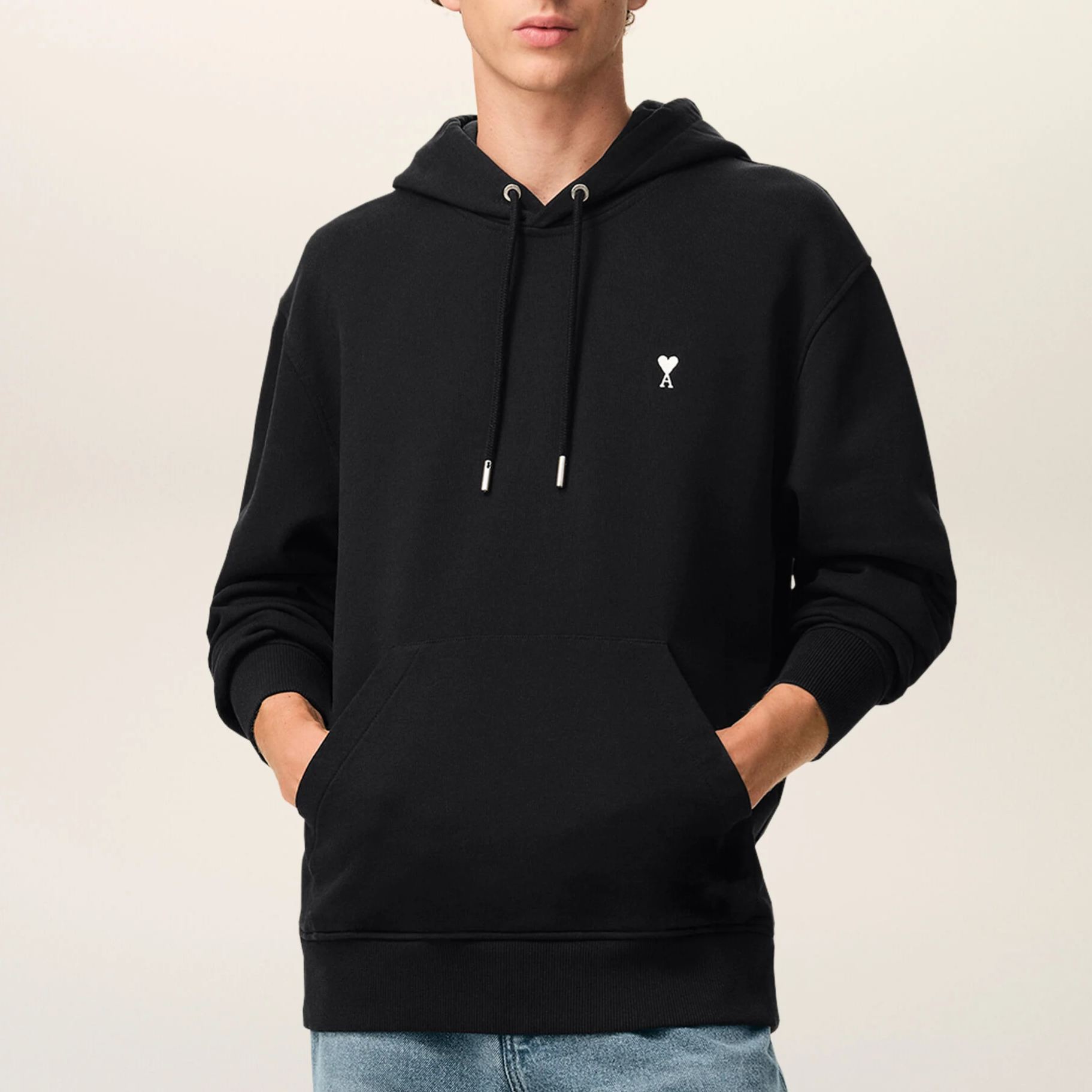 ブラック コットン Ami De Coeur パーカー